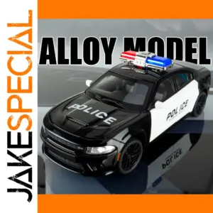 1:32 Scale Police Car Model with Lights