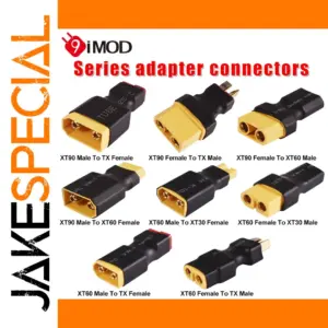 RC Connector Adapters Set for High-Current Applications