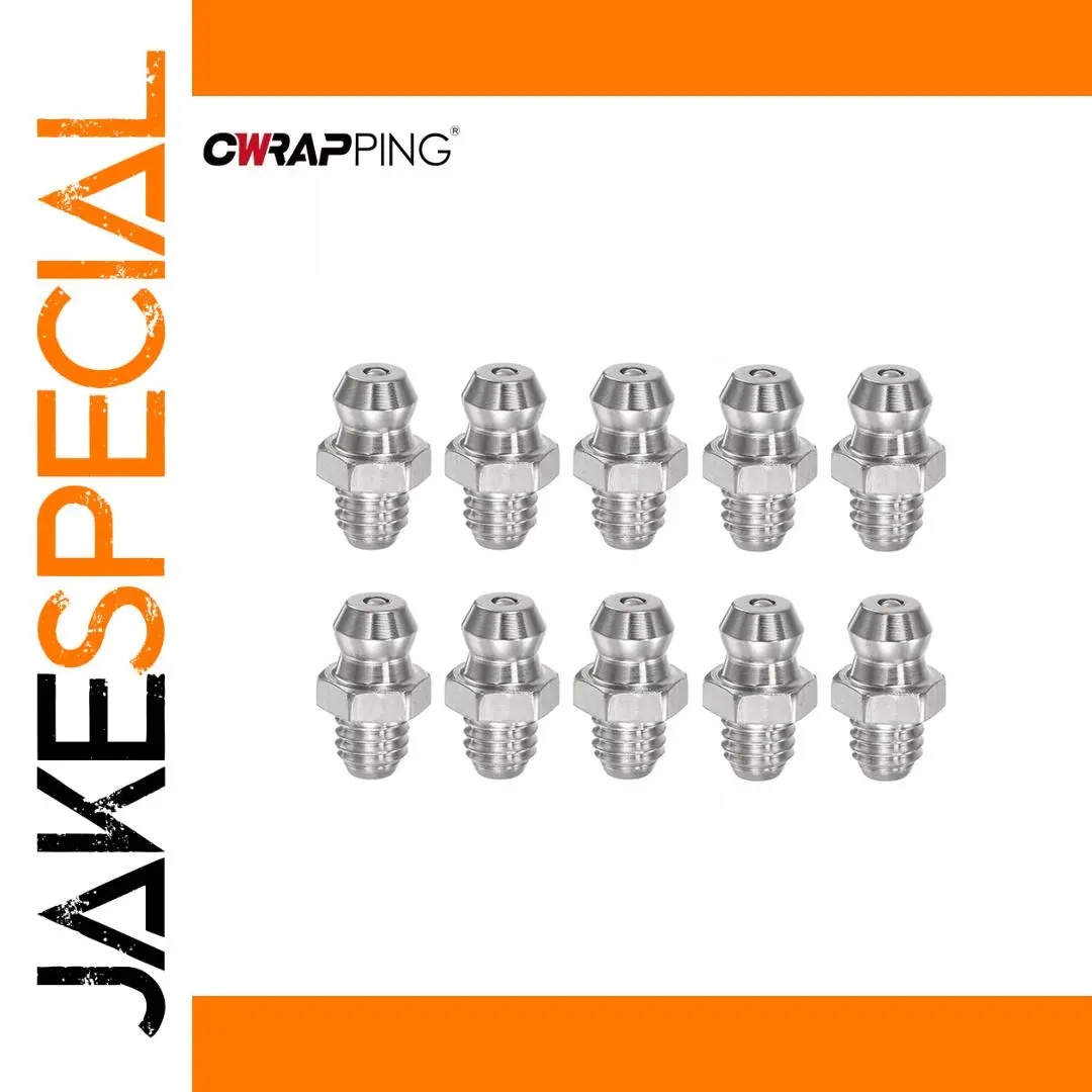 Stainless Steel M6 Grease Fittings Set (10/20) 1 Stainless Steel M6 Grease Fittings Set (10/20)