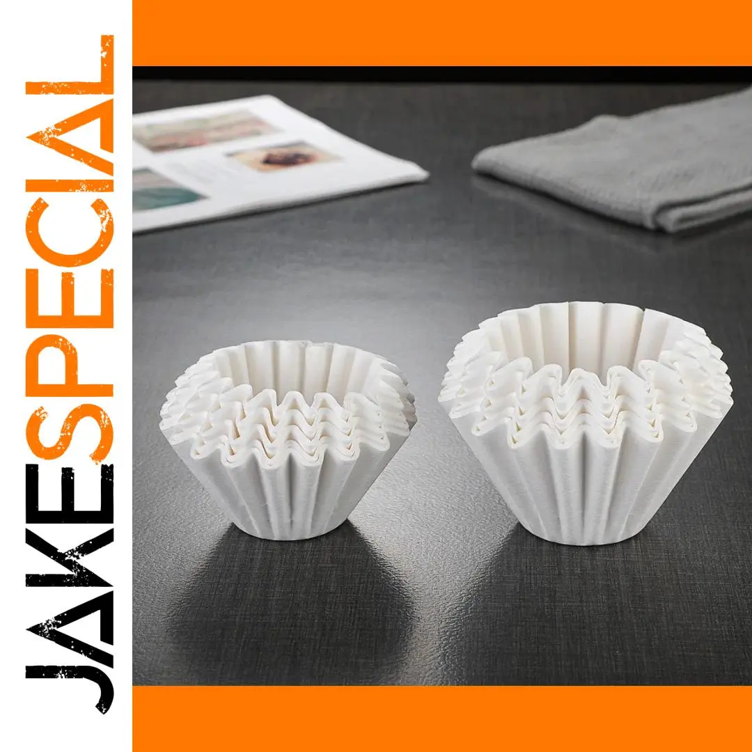 White Wood Pulp Coffee Filters Set of 50 1 White Wood Pulp Coffee Filters Set of 50