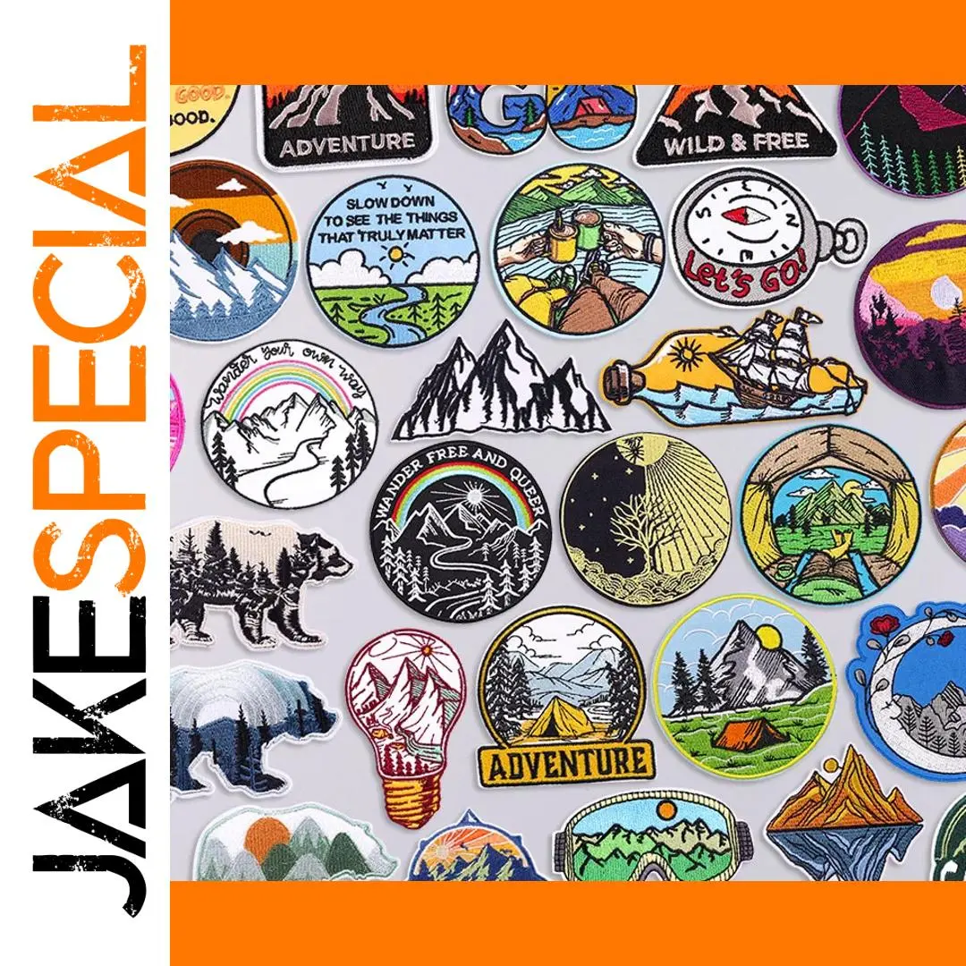 Outdoor Mountain Embroidery Patch for Gear 1 Outdoor Mountain Embroidery Patch for Gear