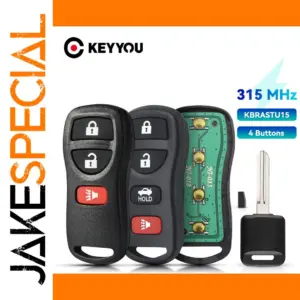 Infiniti Nissan Key Fob Remote 4-Button Black