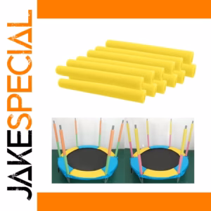 Bright Yellow Trampoline Foam Sleeves 40cm (Set of 12)