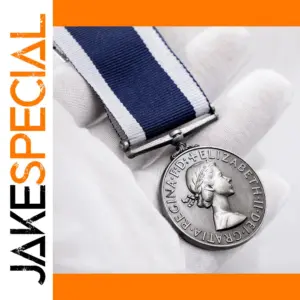 British Navy Long Service Medal with Queen Elizabeth II