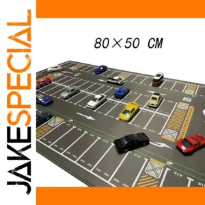 1/64 Scale Authentic Parking Lot Scene Mat