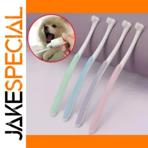 Vibrant Dog Toothbrush with Soft Bristles