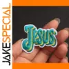 Vibrant JESUS Embroidered Patch Set, 5 Pack