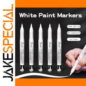 White Paint Marker Set for Art