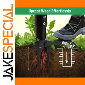 Heavy-Duty Stainless Steel Weed Puller