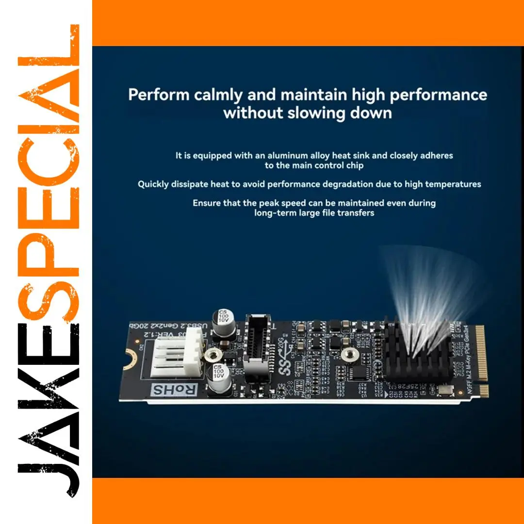 M.2 NVMe to Type-E USB 3.2 Expansion Card 1 M.2 NVMe to Type-E USB 3.2 Expansion Card
