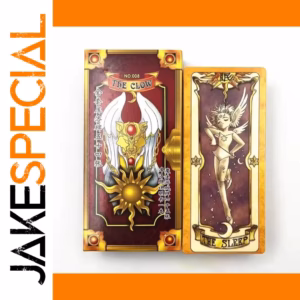 Clow Cards Tarot Cosplay Set in Gold & Pink