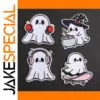 Whimsical Ghost Patch Series for Clothing