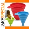 Flexible Silicone Automotive Funnel Set