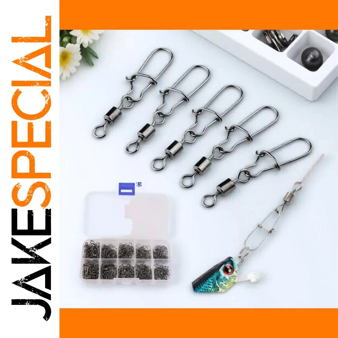 Premium Stainless Steel Fishing Swivels Set 1 Premium Stainless Steel Fishing Swivels Set