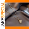 Gold Women's Pearl Pendant Necklace