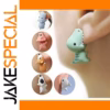 Colorful Animal Stud Earrings for Women