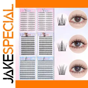 Life Girls Fish Tail Fake Eyelashes 240 Clusters