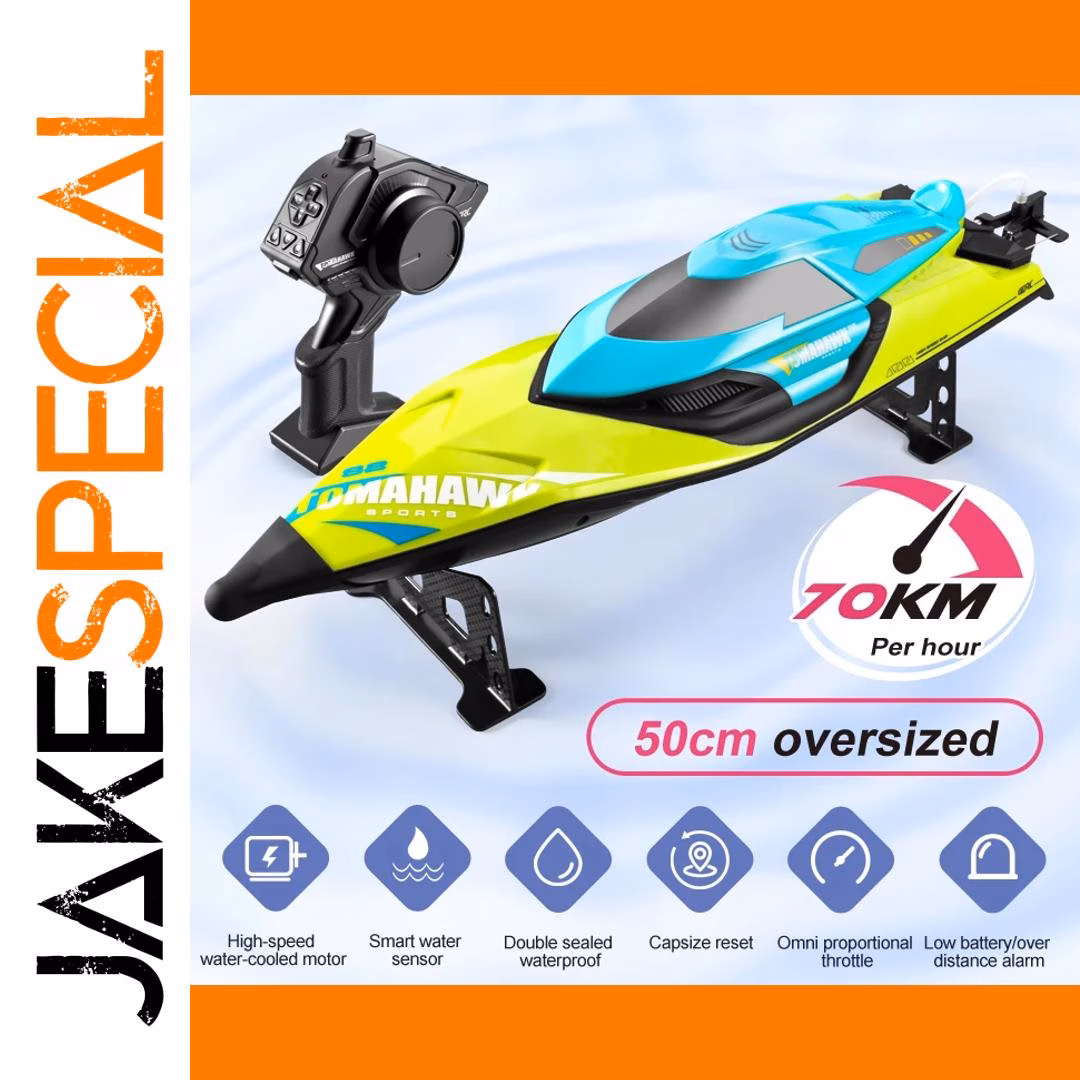 High-Speed 50cm RC Speedboat for Water Racing 1 High-Speed 50cm RC Speedboat for Water Racing