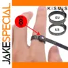 Black and White Adjustable Ring Sizer Tool