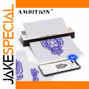 Wireless Thermal Tattoo Printer 203 DPI, 210mm