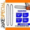 18-Inch High-Hardness Chainsaw Chain with 72 Drive Links