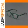 Vintage Green Round Glasses for Adults