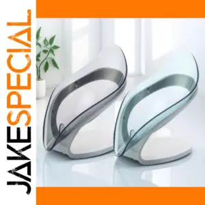 Leaf-Shaped Soap Dish with Suction Base