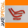 Vibrant Red Silicone Radiator Hoses for Yamaha YZ
