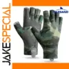 Camouflage UV Fishing Gloves for Outdoors