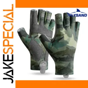 Camouflage UV Fishing Gloves for Outdoors