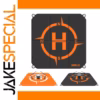 Black and Orange Drone Landing Pad 55x55cm