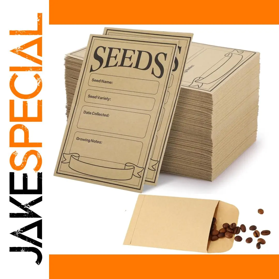 Rustic Kraft Seed Packets 50-200pcs 1 Rustic Kraft Seed Packets 50-200pcs