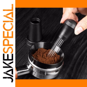 OANKR Black Espresso Distribution Tool with 10 Needles