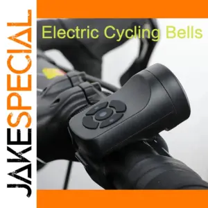 Black Bicycle Electric Horn 120dB, Rechargeable