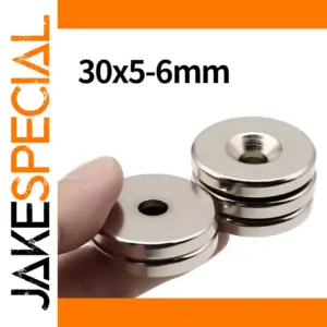 30x5-6mm Neodymium Magnetic Set for DIY Projects