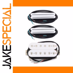 White Alnico 5 Guitar Pickup Set for Electric Guitar