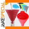 Silicone Car Engine Funnel Set with Vibrant Colors