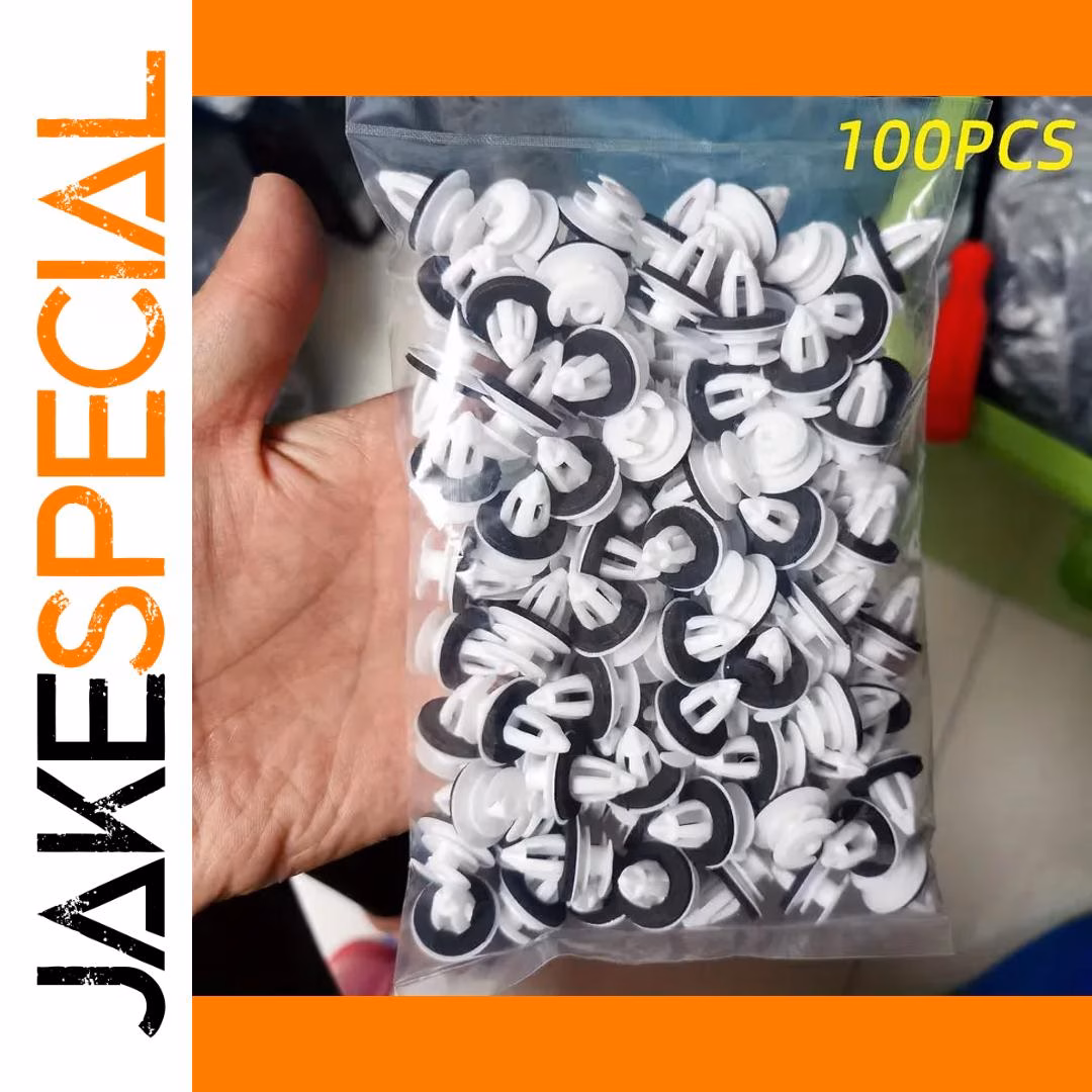 Universal Green Automotive Fastener Clips for Cars 1 Universal Green Automotive Fastener Clips for Cars