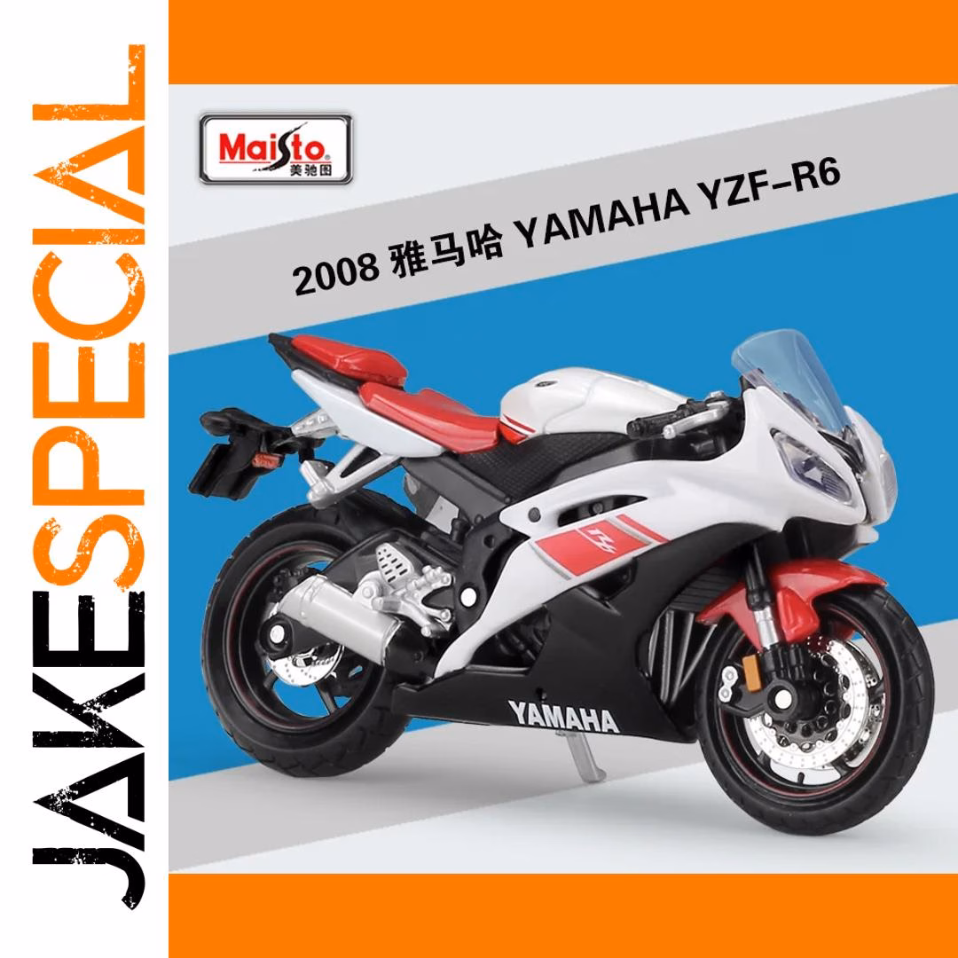 Yamaha FJR 1300 Motorcycle 1:18 Scale Model - Image 8