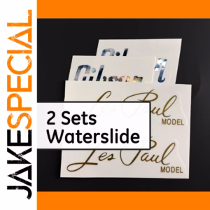 Guitar Logo Decal in Gib Silver LP
