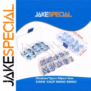 10PCS Adjustable Potentiometer Kit 500Ω to 1MΩ