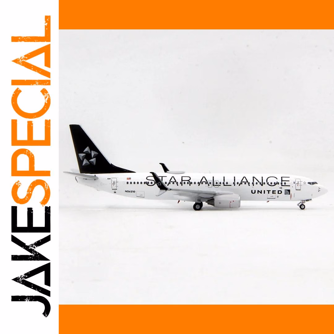 Diecast Boeing 737-800 Star Alliance Model - Image 5