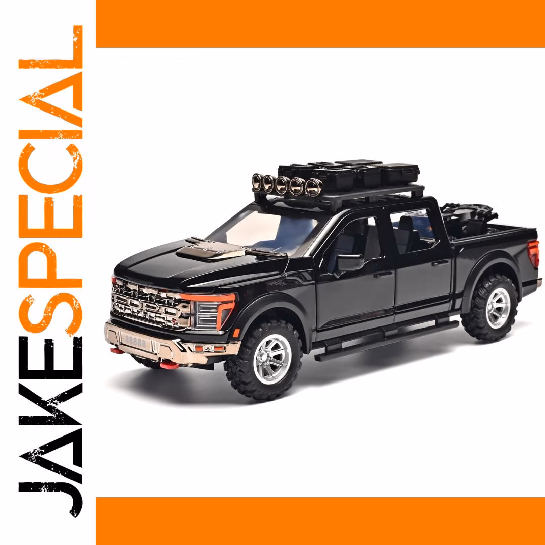 1:24 Scale Ford Raptor F150 Pickup Model - Image 8