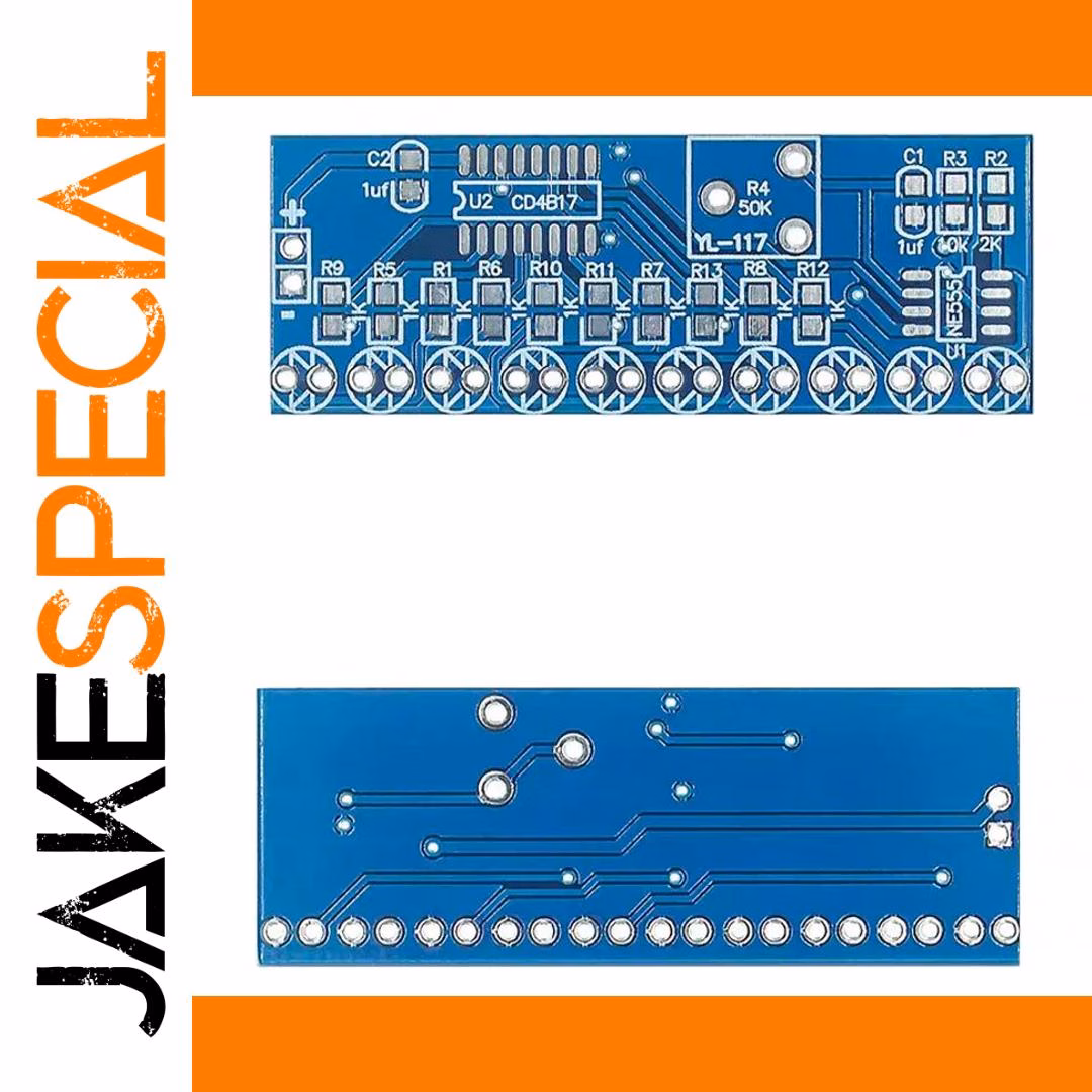 NE555 CD4017 Flowing Lamp DIY Kit - Image 2