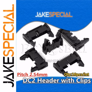 DC2 Header Connector 2.54mm 10-Pack 8P to 64P