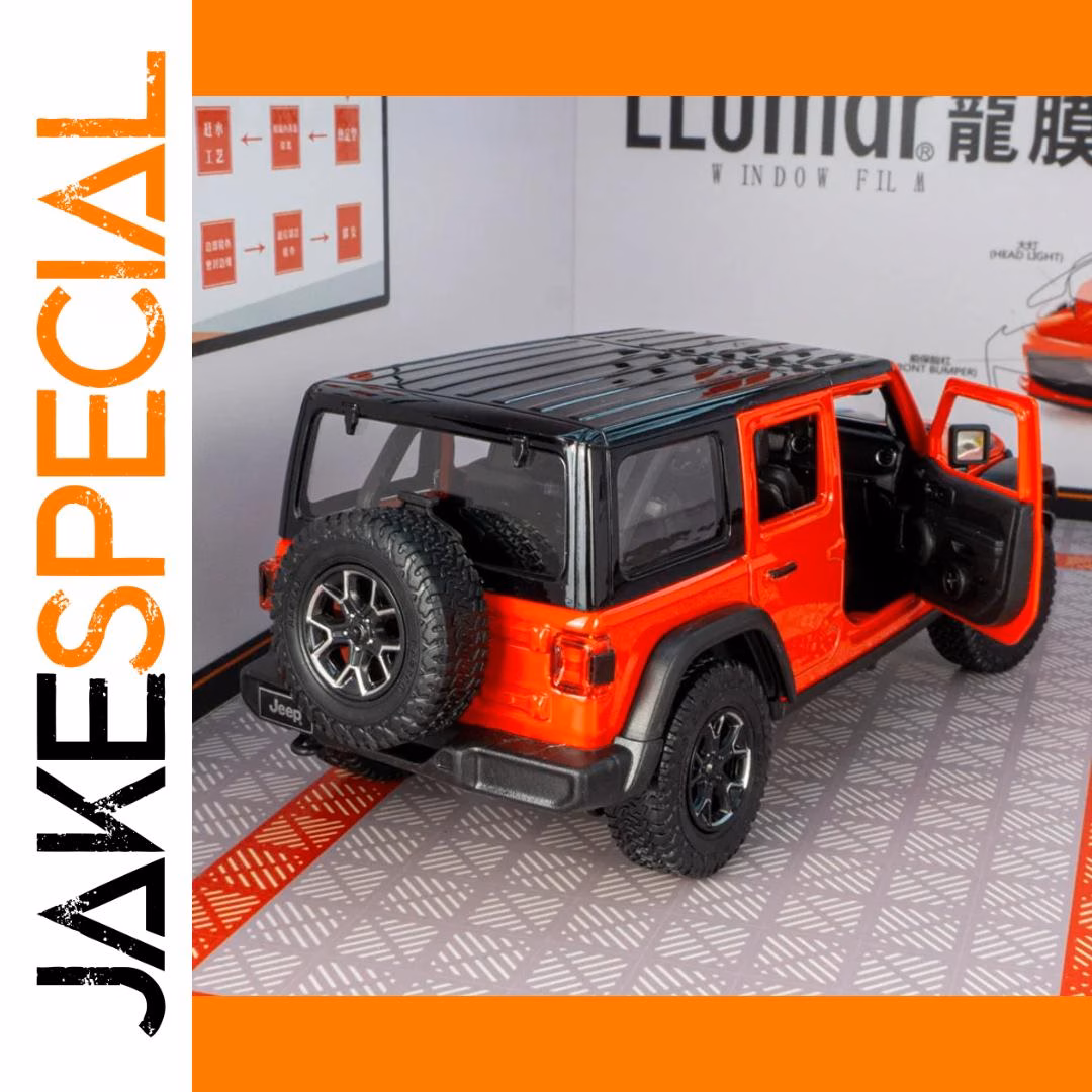 1:24 Scale Diecast Jeep Wrangler Rubicon Model - Image 5