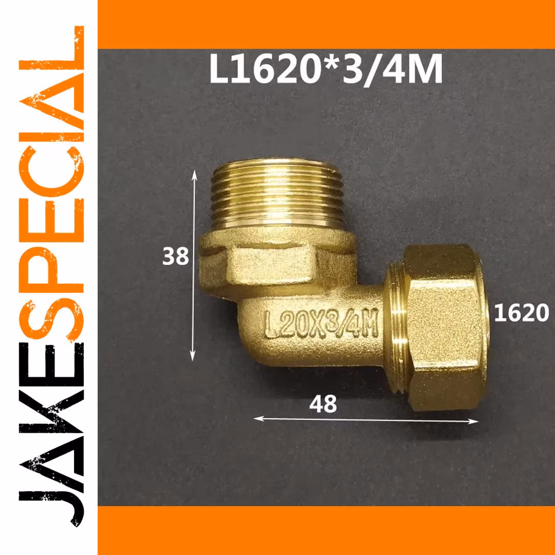 Brass Elbow Pipe Fitting 12mm to 32mm - Image 7