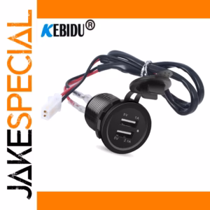 Dual USB Car Charger for 12V/24V Vehicles