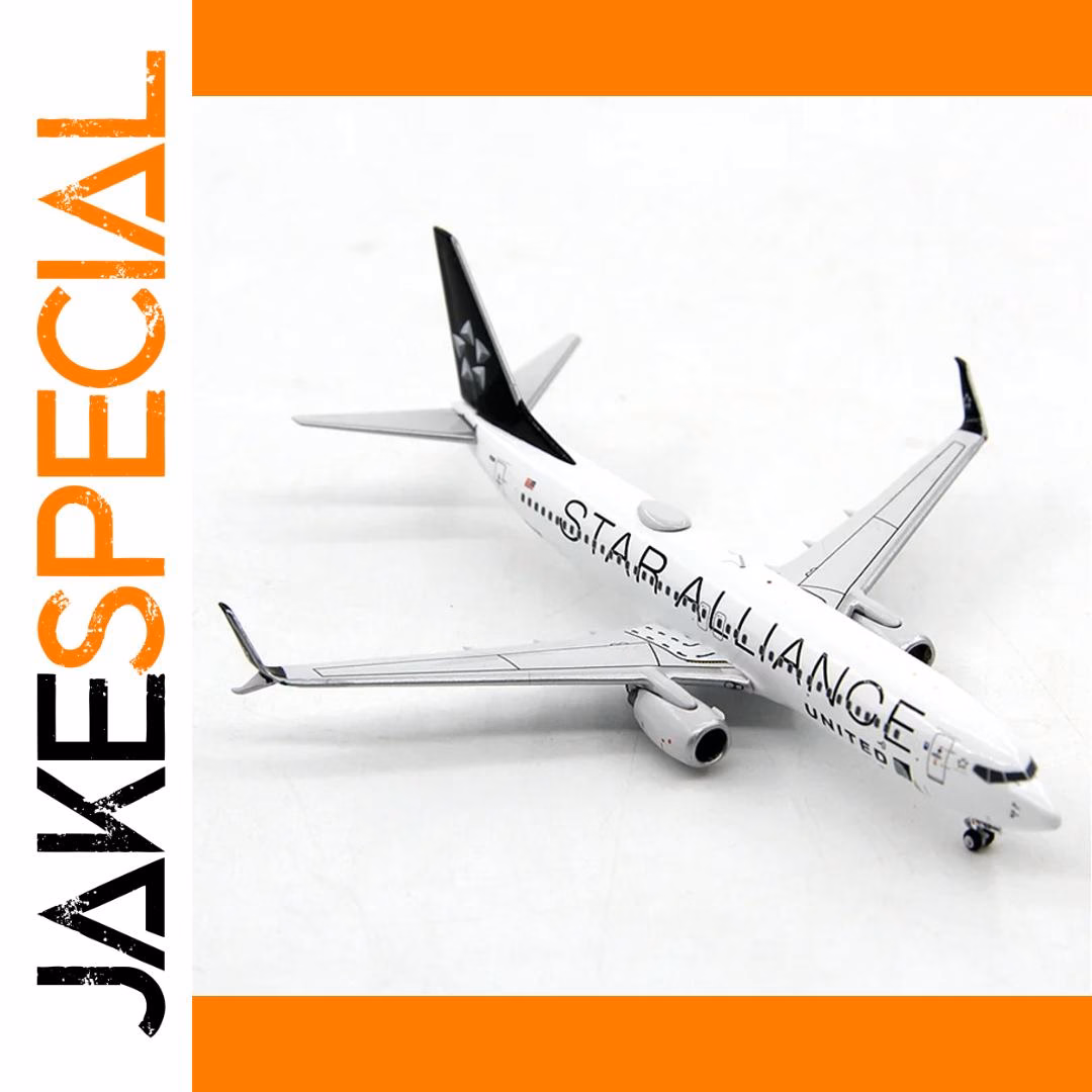 Diecast Boeing 737-800 Star Alliance Model - Image 6
