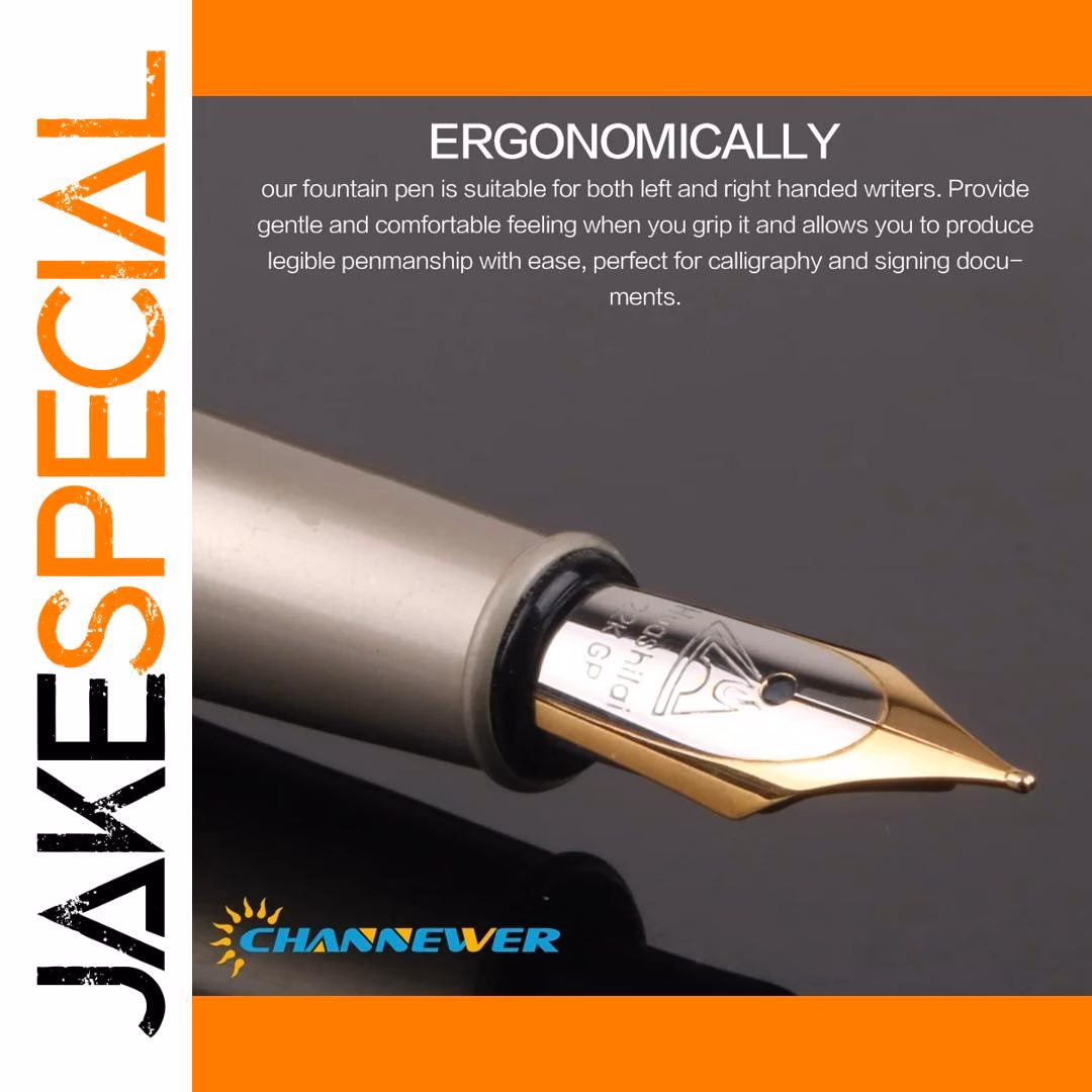 Luxury Fountain Pen with Gold-Plated Nib - Image 2